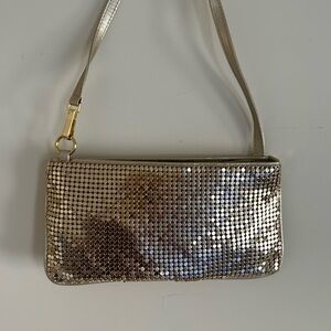 Beautiful New York & Co gold beaded cocktail purse Looks like new!